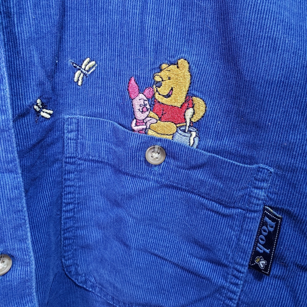 Vintage Disney Pooh Tigger Eeyore Women's Corduroy - Picture 3 of 7